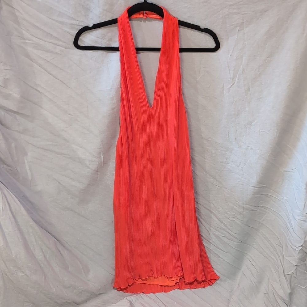 Vibrant Halter Neck Dress